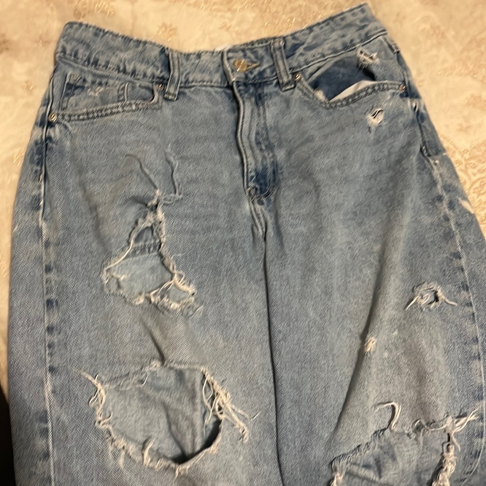 Jeans that have been loved ❤️